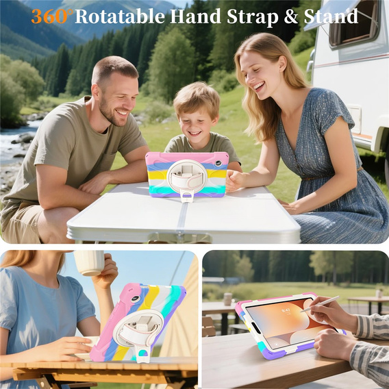 Θήκη με βάση και ιμάντα ώμου για Samsung Galaxy Tab A11