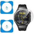 2x ERBORD μετριασμένο γυαλί για Huawei Watch GT 5 Pro 46mm, με πλαίσιο τοποθέτησης