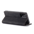 θήκη CASEME για Samsung Galaxy A33 5G, Leather Wallet Case, μαύρη