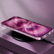 Μαγνητική θήκη MagSafe Dual Glass για iPhone 16, ροζ rose gold