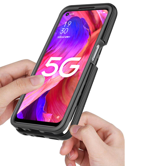 Θήκη για OPPO A54 5G/A74 5G, Shockproof, με μεμβράνη, μπλε