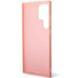 Karl Lagerfeld Θήκη για Samsung Galaxy S23 Ultra, Saffiano Mono Metal, ροζ