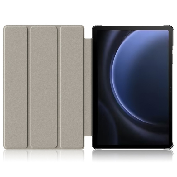 Θήκη για Samsung Galaxy Tab S9 FE+ Plus, Smartcase με χώρο για γραφίδα, μαύρη