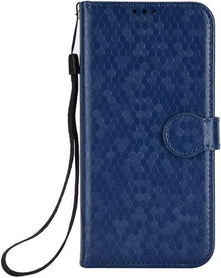 θήκη πτερύγιο για Samsung Galaxy M55 5G, Wallet Rhombus, μαύρη