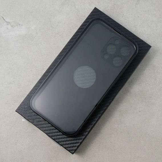 Θήκη για iPhone 13 Pro Max, Dual Glass, για Magsafe, μαύρο