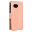 Θήκη με πτερύγιο για Google Pixel 8A, Card Slot, ροζ