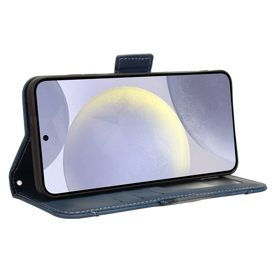 Θήκη με πτερύγιο για Samsung Galaxy S25 FE, Card Slot, σκούρο μπλε