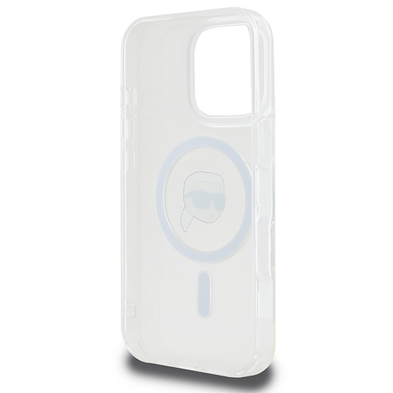 Θήκη Karl Lagerfeld IML Metal Karl Head MagSafe για iPhone 16 Pro Max
