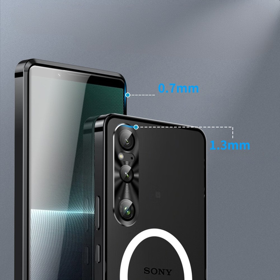 θήκη προστασίας κάμερας για το Sony Xperia 1 VI, CamShield MagSafe, μαύρη