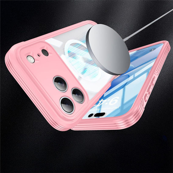 Αδιάβροχη θήκη με γυαλί για MagSafe για iPhone 17 Pro Max