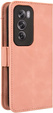Θήκη με πτερύγιο για Oppo Reno 12 Pro, Card Slot, ροζ