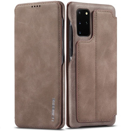 Θήκη με πτερύγιο για Samsung Galaxy S20 FE, LC.IMEEKE, καφές