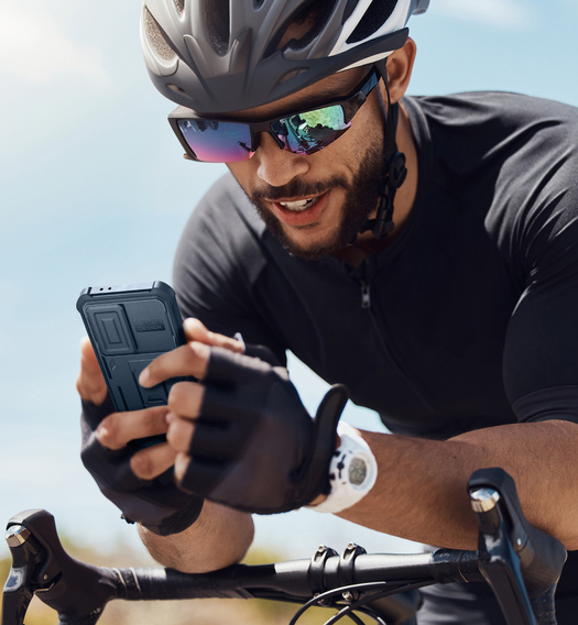 Θωρακισμένη θήκη για Samsung Galaxy A36 5G, Dexnor Full Body (Two Frames), μπλε