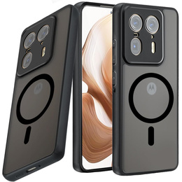 Θήκη για Motorola Edge 50 Ultra, για MagSafe, ERBORD Μatt Case, μαύρη