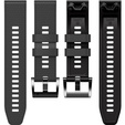 Λουράκι σιλικόνης για Garmin Fenix 7 / Forerunner 965 / 955 / 945 / 935, γκρι / Μαύρο