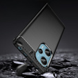 Θήκη για Xiaomi Poco F5 5G, Carbon, μαύρη