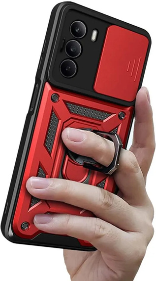 Θήκη για Realme C71, CamShield Slide, κόκκινη
