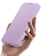 Θήκη Dux Ducis για iPhone Air, Skin X Pro, με πτερύγιο, για MagSafe, μοβ