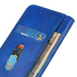 θήκη με πτερύγιο για Oppo Reno8 T, Split Leather, μπλε