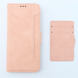Θήκη με πτερύγιο για Xiaomi 13T / 13T Pro, Card Slot, ροζ