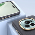 Δερμάτινη θήκη για Honor Magic 6 Pro 5G, leather hybrid, γκρι