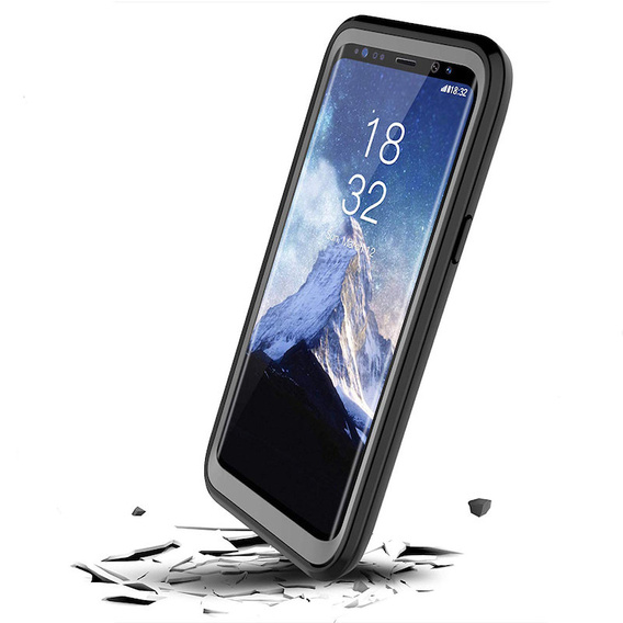 Θήκη για Samsung Galaxy S9, Shockproof, με μεμβράνη, μπλε