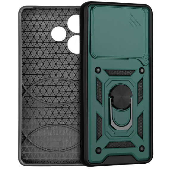 Θήκη για Oppo A5 Pro 5G, CamShield Slide, πράσινη