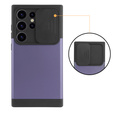 Θήκη για Samsung Galaxy S24 Ultra, ERBORD MagProtect Slide Camera, μωβ