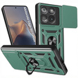 Θήκη για Motorola Edge 60 / 60 Fusion, CamShield Slide, πράσινη