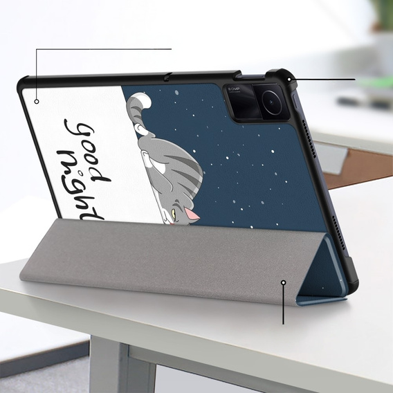 Θήκη για Xiaomi Redmi Pad SE 11", Smartcase, sleeping cat