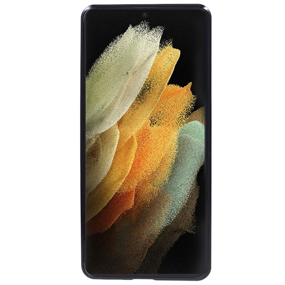 Μαγνητική θήκη MagSafe Dual Glass για Samsung Galaxy S21 Ultra, μαύρη