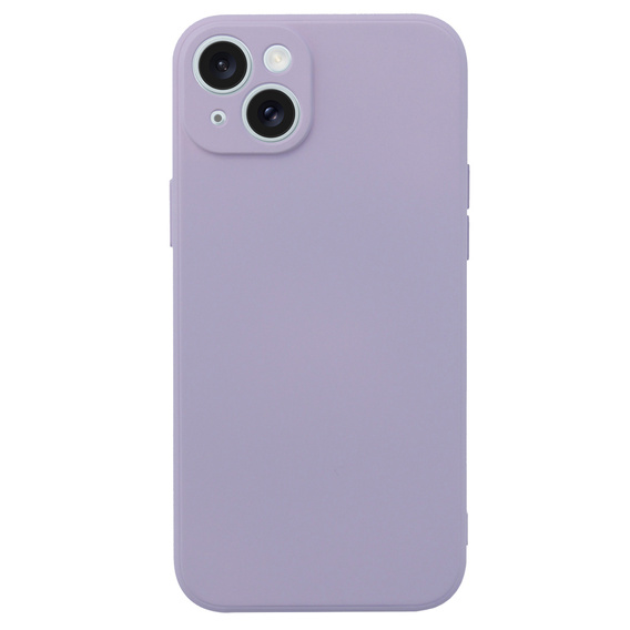 Θήκη για iPhone 15, Silicone Lite, μωβ