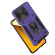 Θωρακισμένη θήκη για Xiaomi Redmi Note 13 5G, CamShield Slide, μωβ + Μετριασμένο γυαλί 9H
