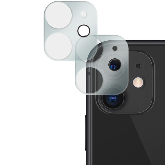 2x ERBORD μετριασμένο γυαλί για την κάμερα για να iPhone 12