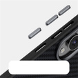 Η θήκη ABEEL για το Samsung Galaxy S25 Edge, Carbon Fiber, για MagSafe, μαύρη