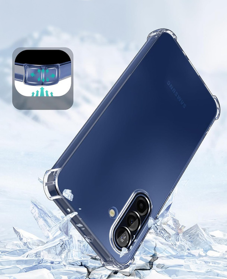 Θήκη για Samsung Galaxy A17 5G, ενισχυμένη, με προστασία κάμερας, διάφανη