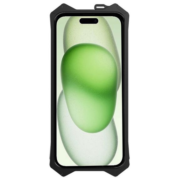 Θωρακισμένη θήκη για iPhone 15 Plus, Aluminum Alloy, μαύρη
