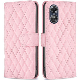 Θήκη με πτερύγιο για Oppo A17, Wallet, BINFEN COLOR, ροζ