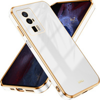 Θήκη για Poco F5 Pro 5G, Glamour CamShield, λευκή