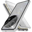 θήκη για το Xiaomi 15 Ultra, Magnetic Dual Glass, ασημένια