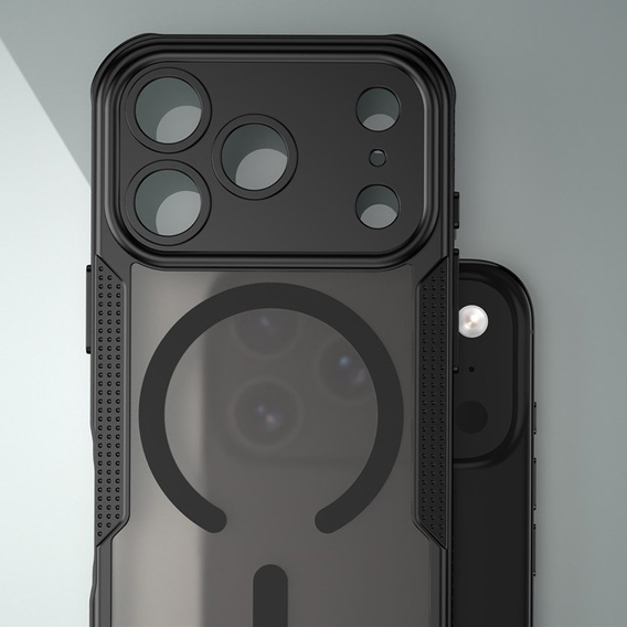 Θήκη για iPhone 17 Pro, για MagSafe, θωρακισμένη, μαύρη