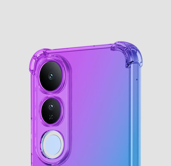 θήκη για το Vivo V50 Lite 4G / 5G, Gradient Dropproof, Μωβ / μπλε