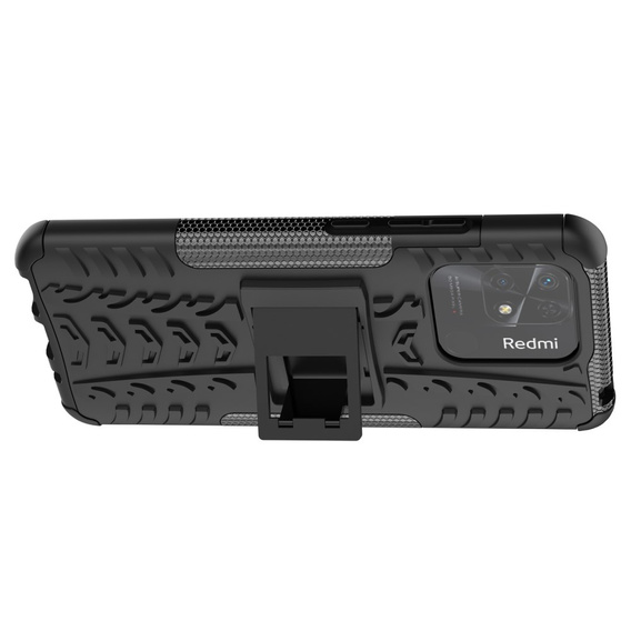 Θήκη για Xiaomi Redmi 10C, Tire Armor, μαύρη
