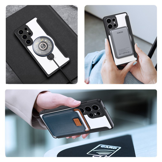 Dux Ducis Θήκη για Samsung Galaxy S25 Ultra, Skin X Pro, MagSafe, μαύρη