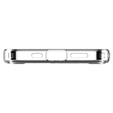 Θήκη MagSafe Spigen για iPhone 16E, Ultra Hybrid, διαφανής / λευκή + Μετριασμένο γυαλί 9H