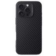 Θήκη για iPhone 16 Pro, θωρακισμένη Nillkin, Carbon Fiber, για Magsafe, μαύρη