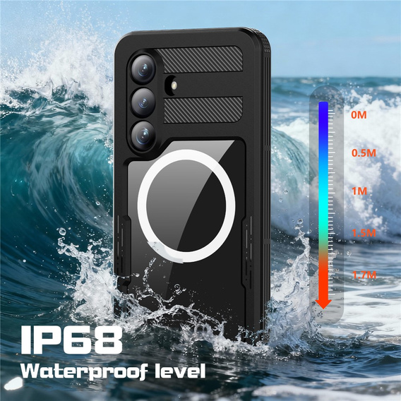 Αδιάβροχη θήκη REDPEPPER για Samsung Galaxy S26, μαύρη