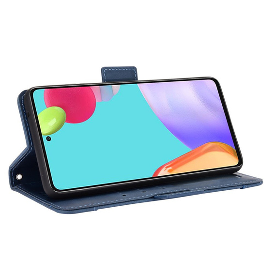 Θήκη με πτερύγιο για Samsung Galaxy A52 / A52s, Card Slot, μπλε