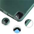Θήκη για iPad Pro 11 2021/2022, Smartcase με χώρο για γραφίδα, πράσινη