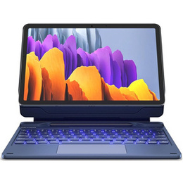 Θήκη πληκτρολογίου για Samsung Galaxy Tab S7 / S8, Dexnor Magnetic Keyboard Touchpad, μπλε